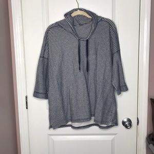 Chaps Cowl Neck Pull Over Sweatshirt